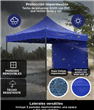 Gazebo GADNIC GAZEBO01 plegable reforzado 3X3 mts azul