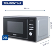 Microondas TRAMONTINA Glass Cook 20L MCDI Digital