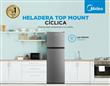 Heladera MIDEA MDRT414FGE50A Cíclica Top Mount 295l Silver