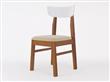 Silla INMACOL MEDITERRANEO 140 curva color castaño
