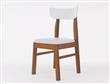 Silla INMACOL MEDITERRANEO 140 curva color castaño