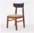 Silla INMACOL MEDITERRANEO 140 curva color castaño