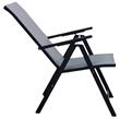 Set de Jardín AVELINO FR-ITS034 mesa 60cm + 2 Sillones Plegables