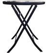 Set de Jardín AVELINO FR-ITS034 mesa 60cm + 2 Sillones Plegables