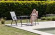 Set de Jardín AVELINO FR-ITS034 mesa 60cm + 2 Sillones Plegables