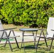 Set de Jardín AVELINO FR-ITS034 mesa 60cm + 2 Sillones Plegables