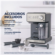Cafetera OSTER BVSTEM6604SS Automática 15 Bares Plata