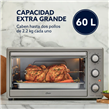 Horno Eléctrico OSTER TSSTTV60MNS 60 Lts con Grill Plata