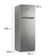 Heladera GAFA HGF252P Cíclica Plata 252L 
