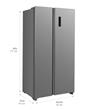 Heladera SMARTLIFE SL-SBS690S2P Side by Side Inverter No Frost 560L