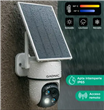Cámara de Seguridad GADNIC P2P00114 Solar Lente Dual IP65 FullHD