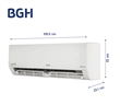 Aire Acondicionado BGH BSI67WCNX Inverter F/C 6700w