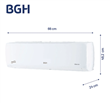Aire Acondicionado BGH BSI35WCKW Inverter F/C 3500w