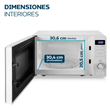 Microondas PHILCO MPHDW20UAN Digital 20 Lts 