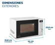 Microondas PHILCO MPHDW20UAN Digital 20 Lts 