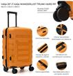 Valija WANDERLUST 41555 Trunk Hard Amarillo 20"