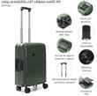 Valija WANDERLUST 39955 URBAN HARD PP Army 20"