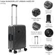 Valija WANDERLUST 39954 URBAN HARD PP Gris Oscuro 20"