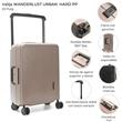 Valija WANDERLUST 39951 URBAN HARD PP Beige 20"