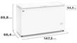 Freezer GAFA FGHI400B-XL 402 Lts Horizontal Blanco Inverter