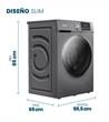 Lavarropas PHILCO 94PHLF111DGN2 11 Kg Inverter 1400 RPM
