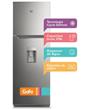 Heladera GAFA HGW311P Cíclica Top Freezer con Dispenser 319L