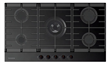 Anafe VONDOM VAG76N5/HE A Gas Empotrable Vidrio Templado Negro 76 Cm