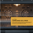 Horno VONDOM TNC90MIBS Eléctrico Empotrable Pirolítico Con Air Fry 133 L