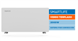 Panel de Vidrio SMARTLIFE SL-VTM2000WPN 2000W Blanco