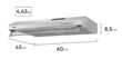 Purificador GAFA AJSR24M5ARS Extractor Gafa 60cm Inox 