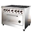 Cocina MORELLI 010313 BASIC CHEFF 1100 107,5 cm 6 Hornallas Reja Fundición Liviana