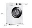 Lavarropas GAFA LFG06W Inverter Slim Carga Frontal 6Kg 1000 RPM