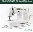 Máquina de Coser LUMINA LUXOR Electrónica 146 Diseños de Puntada