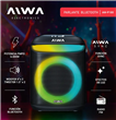 Parlante AIWA AW-P180 Bluetooth Portátil 6000w Negro