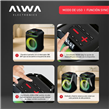 Parlante AIWA AW-P180 Bluetooth Portátil 6000w Negro