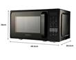 Microondas SMARTLIFE SL-MW029MDGB 29L Digital Negro