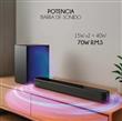 Barra de Sonido ETHEOS ABSI-S70W 2.1 con subwoofer