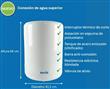 Termotanque ESCORIAL 55 Litros Eléctrico Conexión Superior Colgar