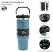Vaso Térmico WANDERLUST 40131 con Pico 900 ml Verde