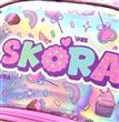  Mochila SKORA 42962 Think Happy Teen Kawaii Gatito Helado