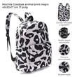 Mochila GOODPAK 42254 Animal Print Negro 17"