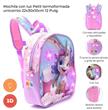 Mochila Petit SKORA 42174 de unicornio con luz 12"