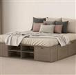 Cama Box MOSCONI BENETHON 57247 2 plazas Gris Nebraska 200x200cm
