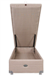 Base Sommier SPRINGWALL ROOMY 80x200x38 cm con Baulera