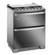 Cocina a Gas ELECTROLUX F5EDM Experience 5 Hornallas Doble Horno Inox 76cm