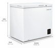 Freezer SMARTLIFE SL-CFR300WDINV Horizontal 297L Inverter