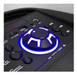 Parlante CROWN MUSTANG Atomic 8 Portátil Bluetooth Luces Led 