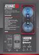 Parlante CROWN MUSTANG Atomic 8 Portátil Bluetooth Luces Led 