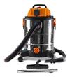 Aspiradora De tacho LUSQTOFF LA-2501M 25L Plateada Naranja y Negra 50Hz