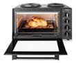 Horno Eléctrico ATMA 94HGAB3024AP 30 Lts Con 2 Anafes 1500w Negro